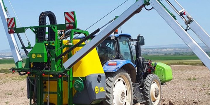 Pulverizador GIL sometido a prueba de campo